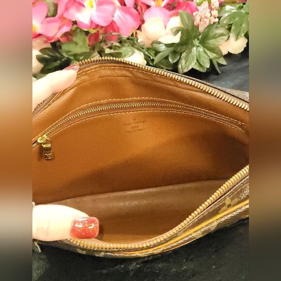 LOUIS VUITTON Marly Dragonne GM Clutch Bag w/ Dust bag Authentic - Picture 10 of 17